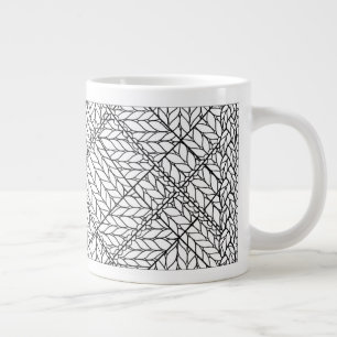 WHITE RAUTE STRICK Big White Tasse