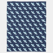 White Raven Fleecedecke (Vorderseite)