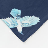 White Raven Fleecedecke (Ecke)