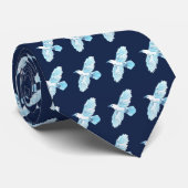 White Raven Krawatte (Gerollt)