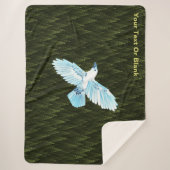 White Raven on Fraktal Conifers Sherpadecke (Vorderseite)