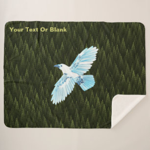 White Raven on Fraktal Conifers Sherpadecke