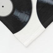 White Record-Label Fleecedecke (Ecke)