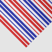White Red Blue Stripes Pattern   Seidenpapier (Ausschnitt)