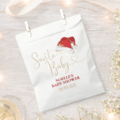 White Red Gold Santa Hat Christmas Santa Baby  Geschenktütchen (Ausgeschnitten)