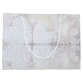 White Reflections Hochzeit Vielen Dank Geschenk Ta Große Geschenktüte (Rückseite)