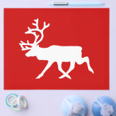 White Rentier/Kariou-Silhouette Flyer (Einzeln)