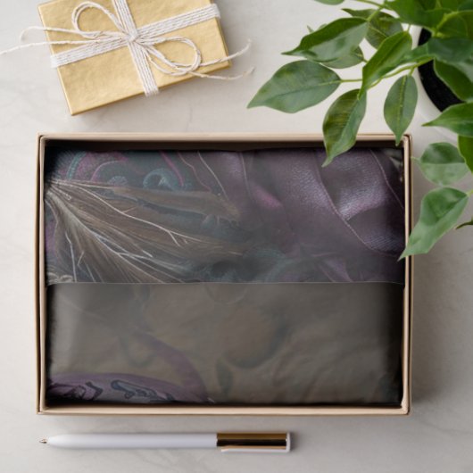 White Reptile in Royalty Attion Decoupage Seidenpapier (Geschenk)