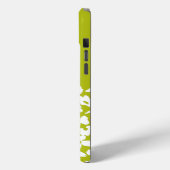 White Retro Dogwood Flowers Custom Name     Case-Mate iPhone Hülle (Rückseite / Links)