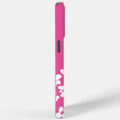 White Retro Dogwood Flowers Custom Name Case-Mate iPhone Hülle (Rückseite / Rechts)