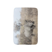 White Rhino Badematte (Vorderseite Vertikal)