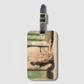 White Rhino Gepäckanhänger (Vorderseite Vertikal)