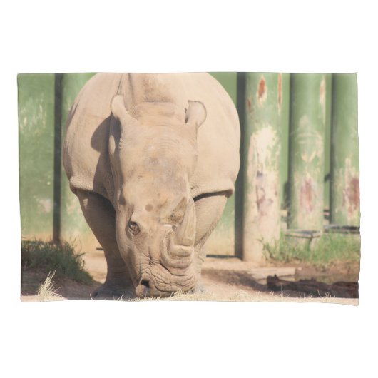 White Rhino Kissenbezug (Vorderseite)