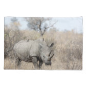White Rhino Kissenbezug (Rückseite)