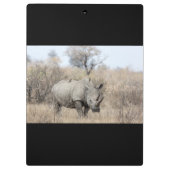 White Rhino Klemmbrett (Rückseite)