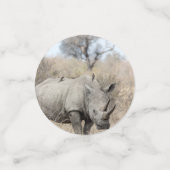 White Rhino Konfetti (Klein Vorderseite)