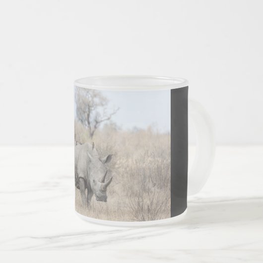 White Rhino Mattglastasse (VorderseiteRechts)