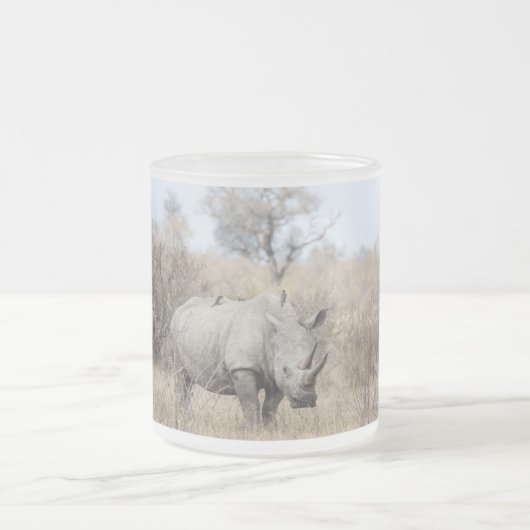 White Rhino Mattglastasse (Mittel)