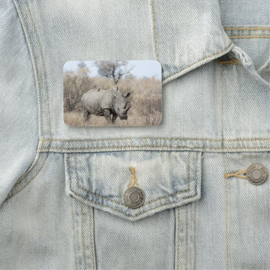 White Rhino Namensschild (Beispiel)