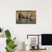 White Rhino Poster (Heimbüro)