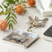 White Rhino Schlüsselanhänger (Seite)