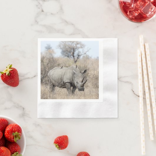 White Rhino Serviette (Beispiel)