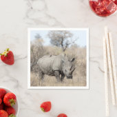 White Rhino Serviette (Beispiel)