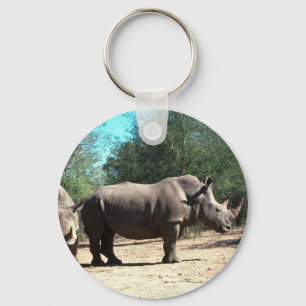 White Rhinos Schlüsselanhänger