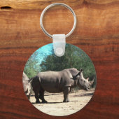 White Rhinos Schlüsselanhänger (Vorderseite)