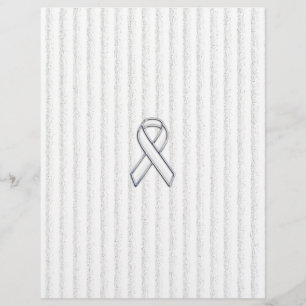 White Ribbon Awareness Stripes