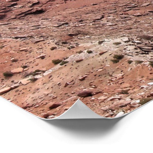 White Rim Road Poster (Ecke)
