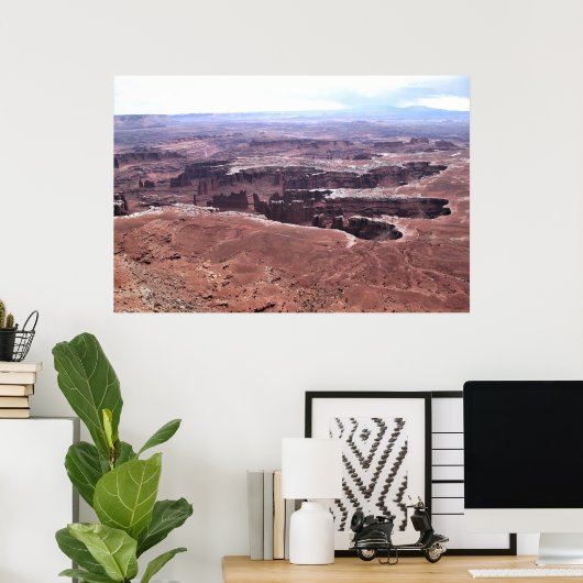 White Rim Road Poster (Heimbüro)