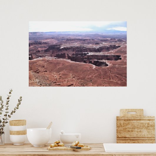 White Rim Road Poster (Küche)