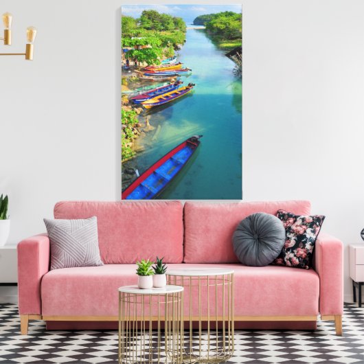 White RIver, Jamaika Leinwanddruck (Insitu (Wohnzimmer))