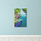 White RIver, Jamaika Leinwanddruck (Insitu (Holzboden))
