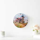 White River Lighthouse Wall Clock Runde Wanduhr (Zuhause)