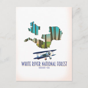 White River National Forest Colorado usa - Karte