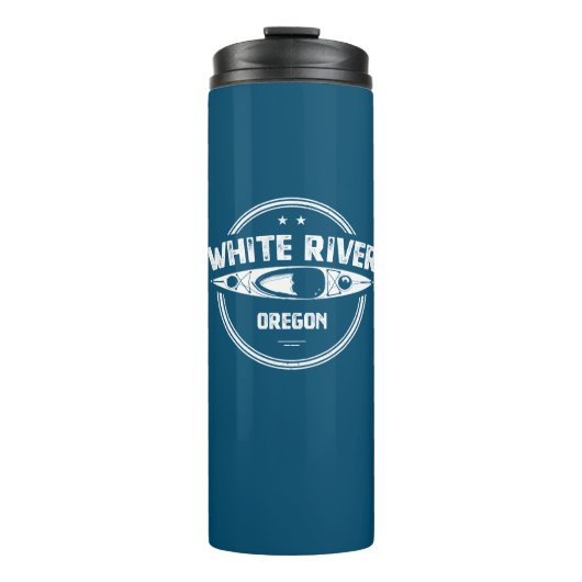 White River Oregon Kayak Thermosbecher (Vorderseite)