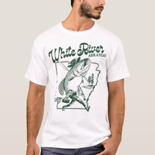 White River, Steelhead Forelle Vintage Propaganda T-Shirt
