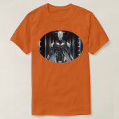 White Robot Terminator T-Shirt (Design vorne)