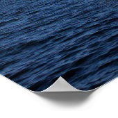 White Rock Beach, BC, Kanada. Meer, Himmel und Boo Poster (Ecke)