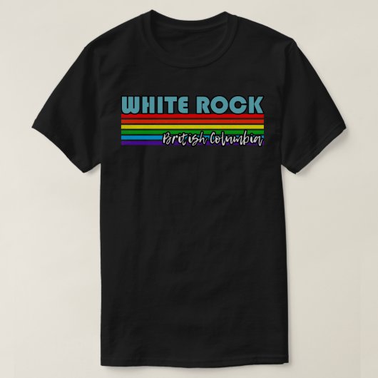 White Rock British Columbia Pride White Rock LGBT T-Shirt (Design vorne)