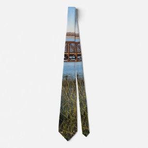 White Rock Park Bridge Neck Tie Krawatte