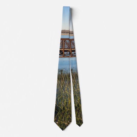 White Rock Park Bridge Neck Tie Krawatte (Vorderseite)