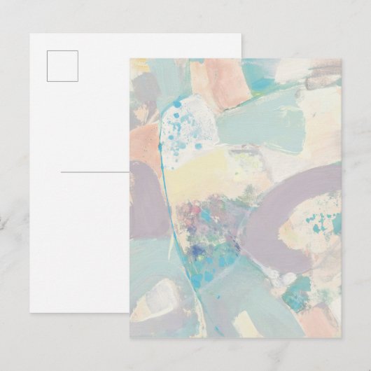 White Rock Pastel Postkarte (Vorne/Hinten)