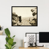 White Rocks Deadwood SD 1887 Poster (Heimbüro)