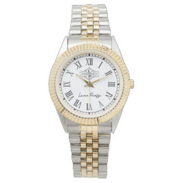 White Roman NumeralsSignature Elegant Gift Armbanduhr