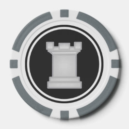 White Rook Schach Piece Pokerchips