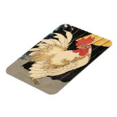 White Rooster Fine Art Magnet (Linke Seite)