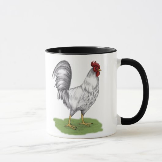 White Rooster-Tasse Tasse (Rechts)
